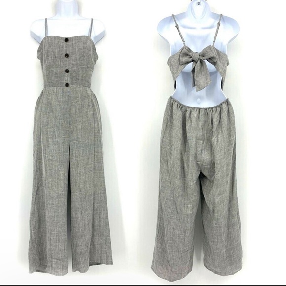 Harper & Harlow Jumpsuit Overalls Drop Crotch - Picture 1 of 5